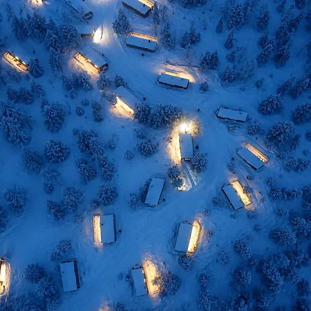 Lapland Landscape With Nature View, Sauna, Fireplace And Kitchen, Saariselka, Tankavaara, Gold Village *