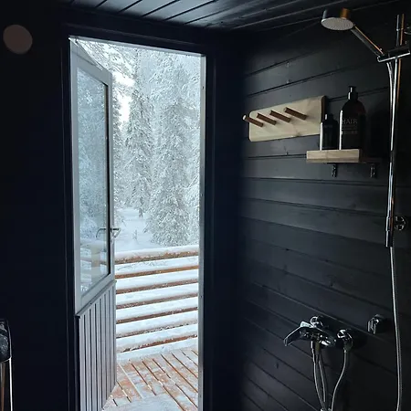 Lapland Landscape With Nature View, Sauna, Fireplace And Kitchen, Saariselka, Tankavaara, Gold Village Tankavaara
