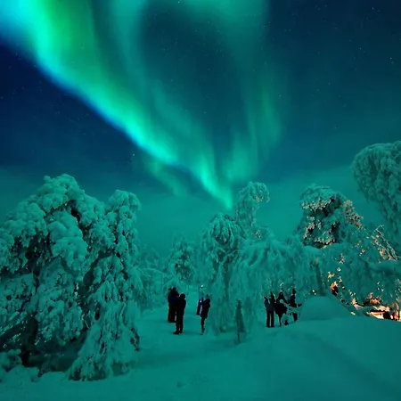 Lapland Landscape With Nature View, Sauna, Fireplace And Kitchen, Saariselka, Tankavaara, Gold Village * Tankavaara